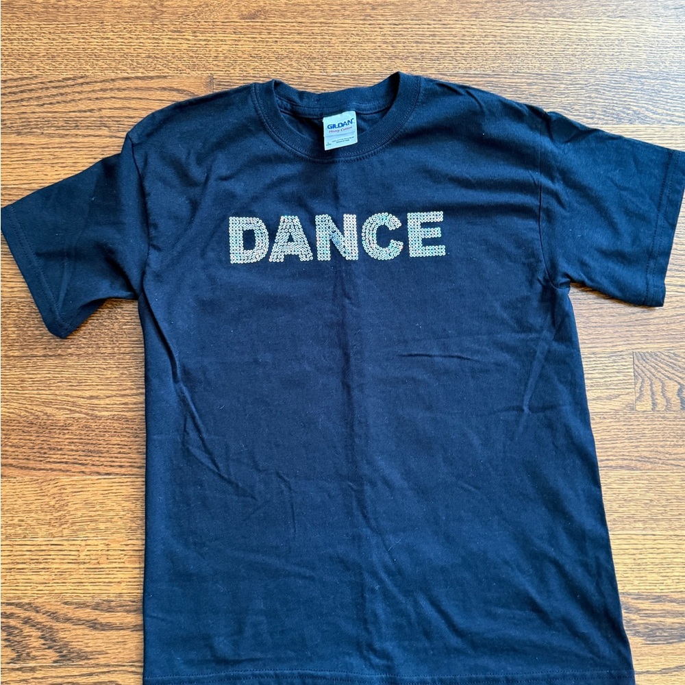 Gildan Black Short Sleeve Dance Tee